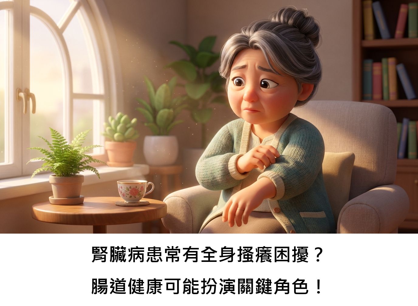 腎臟病患常有全身搔癢困擾?腸道健康可能扮演關鍵角色!