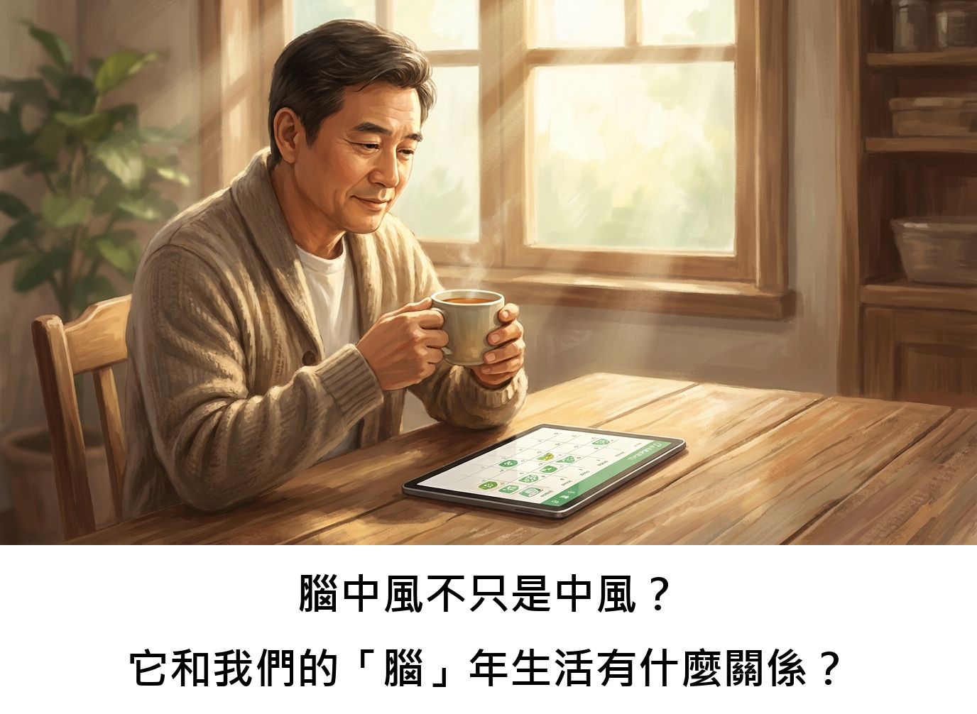 腦中風不只是中風?它和我們的「腦」年生活有什麼關係?