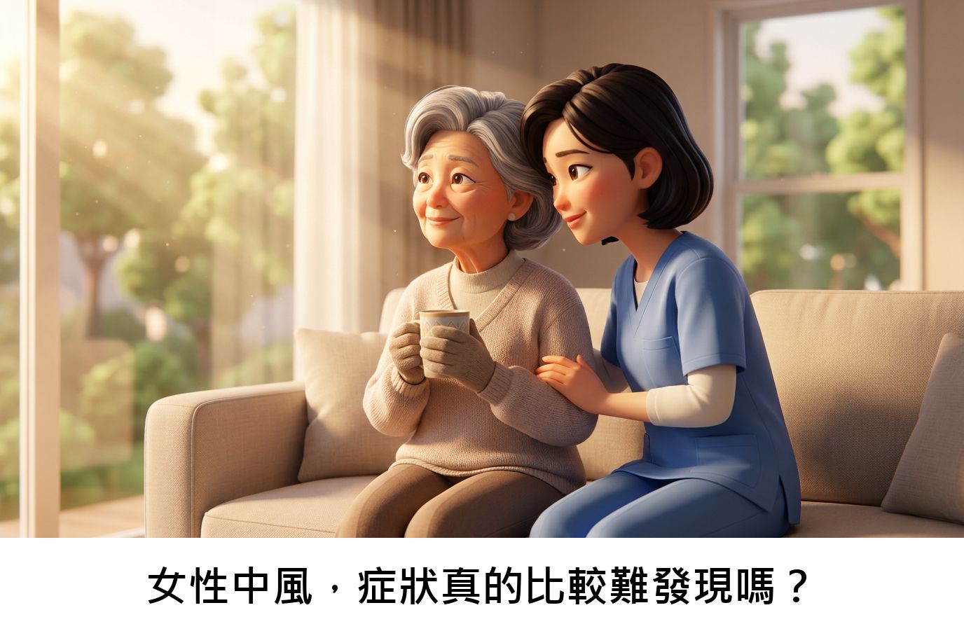 女性中風,症狀真的比較難發現嗎?