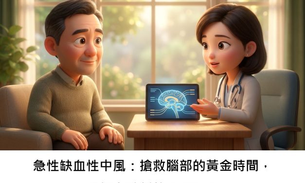 急性缺血性中風：搶救腦部的黃金時間，我們有較新的武器嗎？