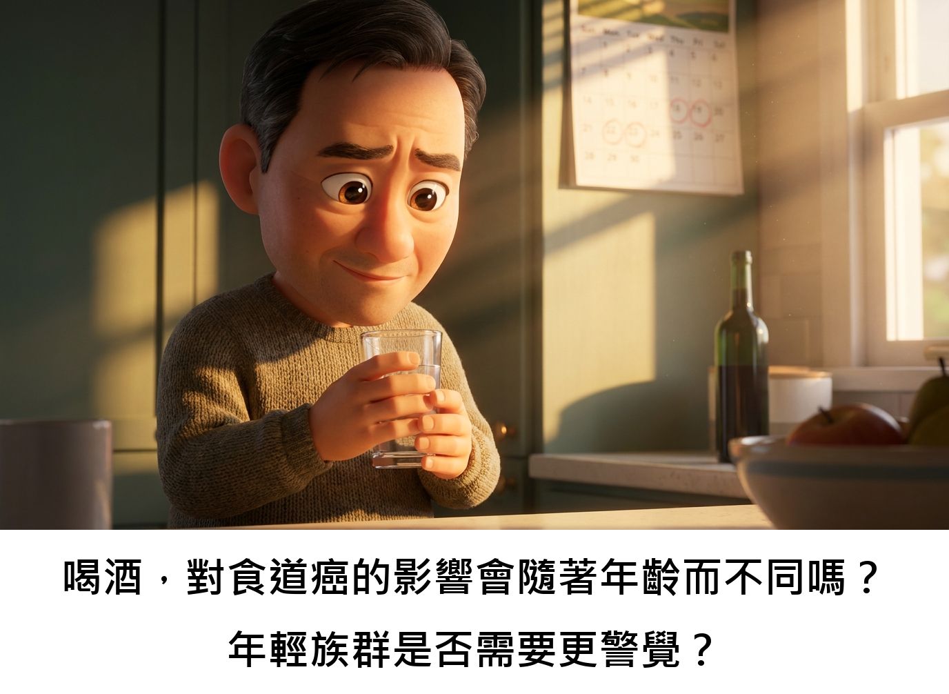 喝酒,對食道癌的影響會隨著年齡而不同嗎?年輕族群是否需要更警覺?