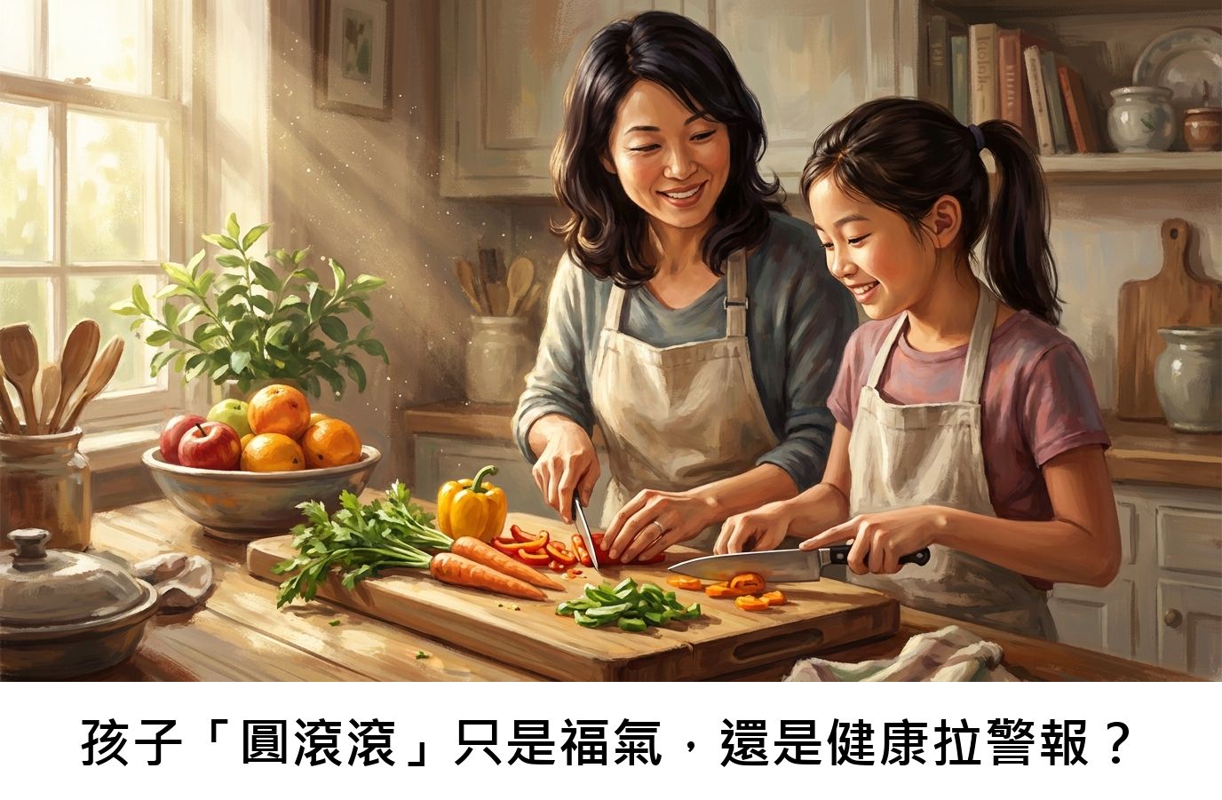 孩子「圓滾滾」只是福氣，還是健康拉警報？