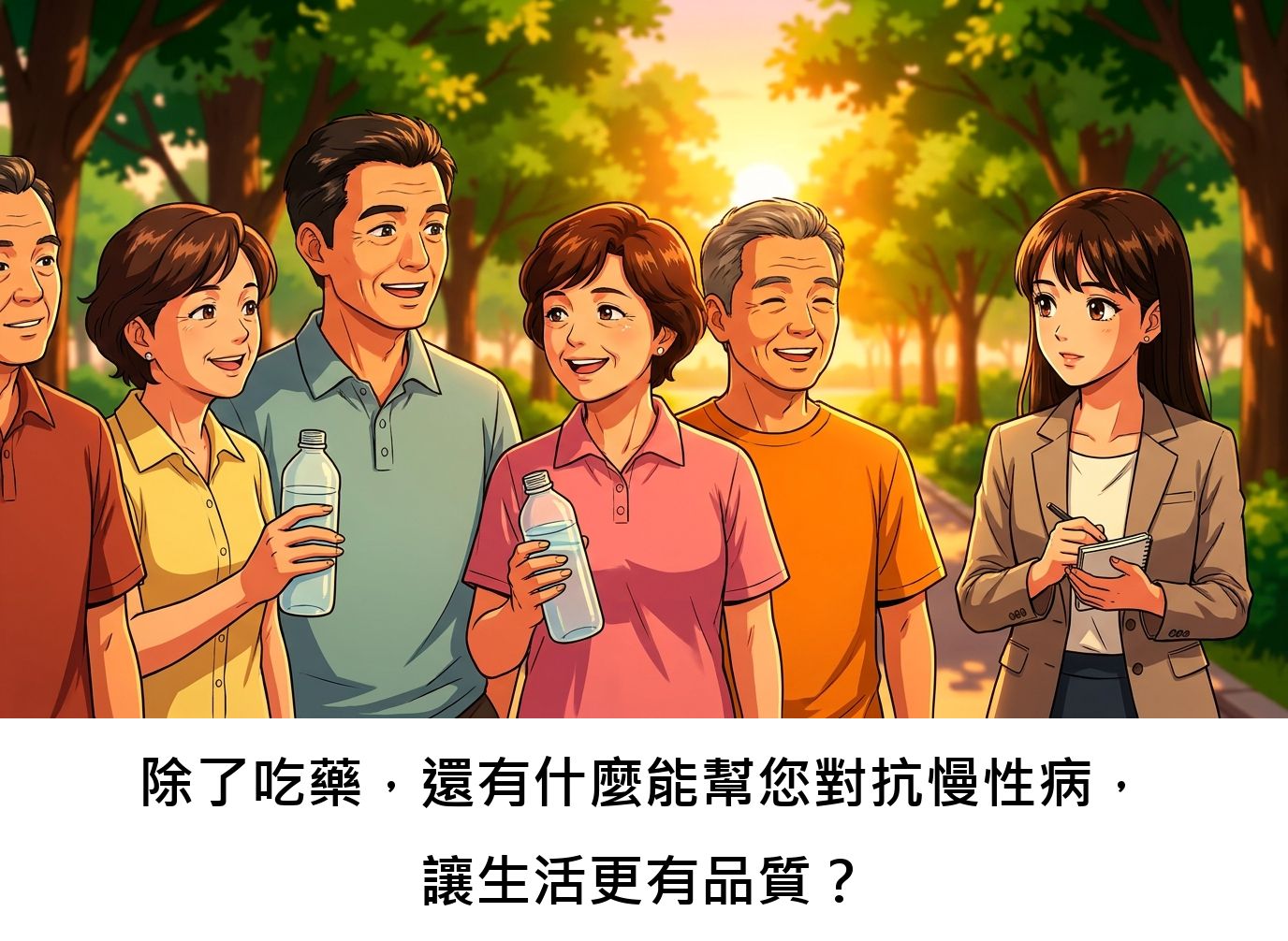 除了吃藥,還有什麼能幫您對抗慢性病,讓生活更有品質?