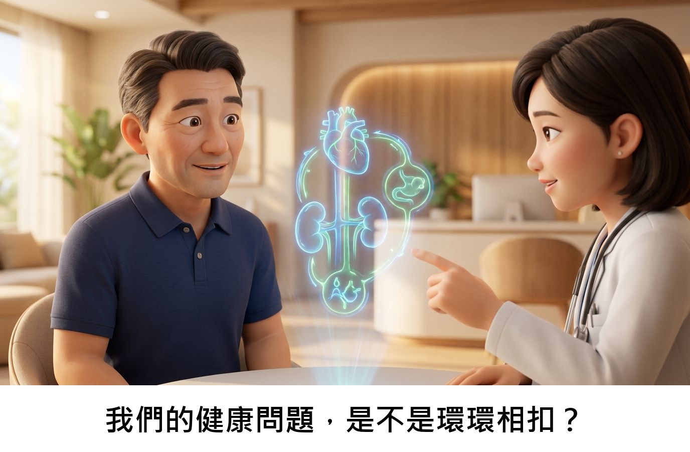 我們的健康問題,是不是環環相扣?
