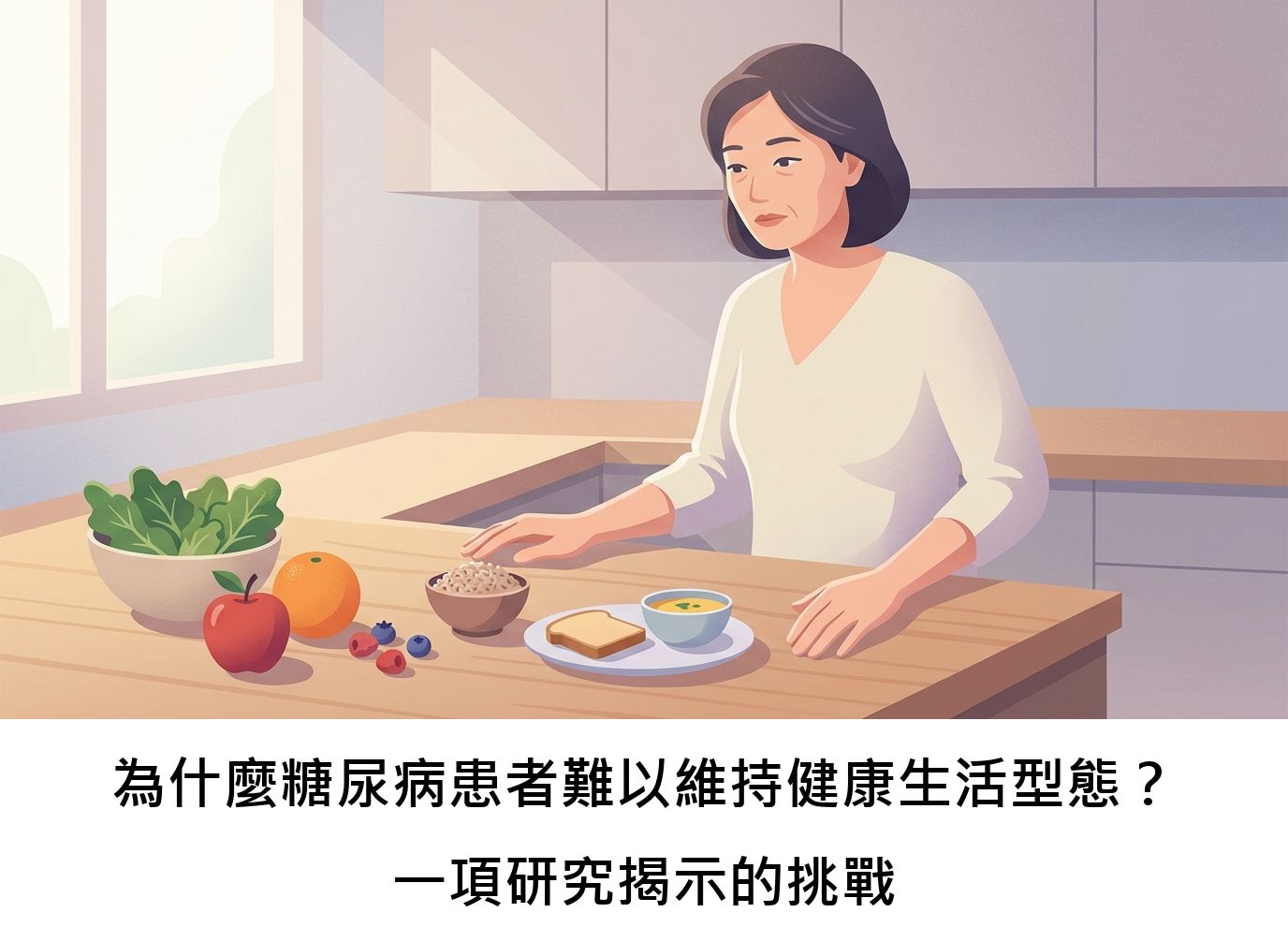 為什麼糖尿病患者難以維持健康生活型態？一項研究揭示的挑戰