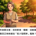 中老年族群注意：您的飲食、睡眠、活動習慣，是否正悄悄增加「肌少型肥胖」風險？