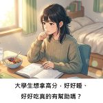 大學生想拿高分，好好睡、好好吃真的有幫助嗎？