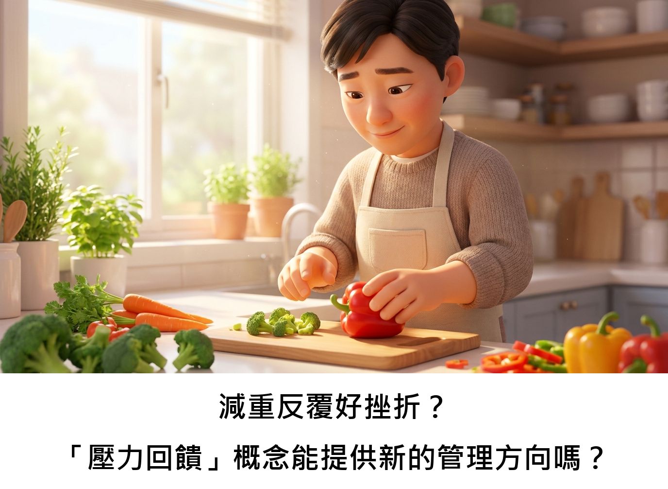 減重反覆好挫折?「壓力回饋」概念能提供新的管理方向嗎?