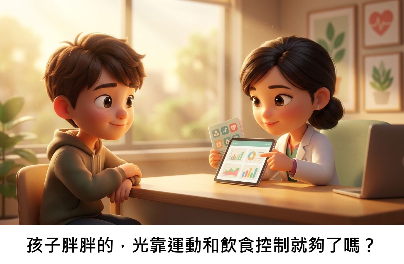 孩子胖胖的,光靠運動和飲食控制就夠了嗎?