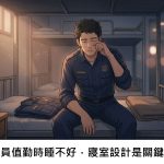 消防員值勤時睡不好，寢室設計是關鍵嗎？