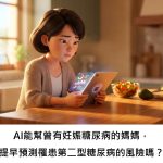 AI能幫曾有妊娠糖尿病的媽媽，提早預測罹患第二型糖尿病的風險嗎？
