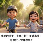 我們的孩子，多喝牛奶、多曬太陽，骨骼就一定健康嗎？