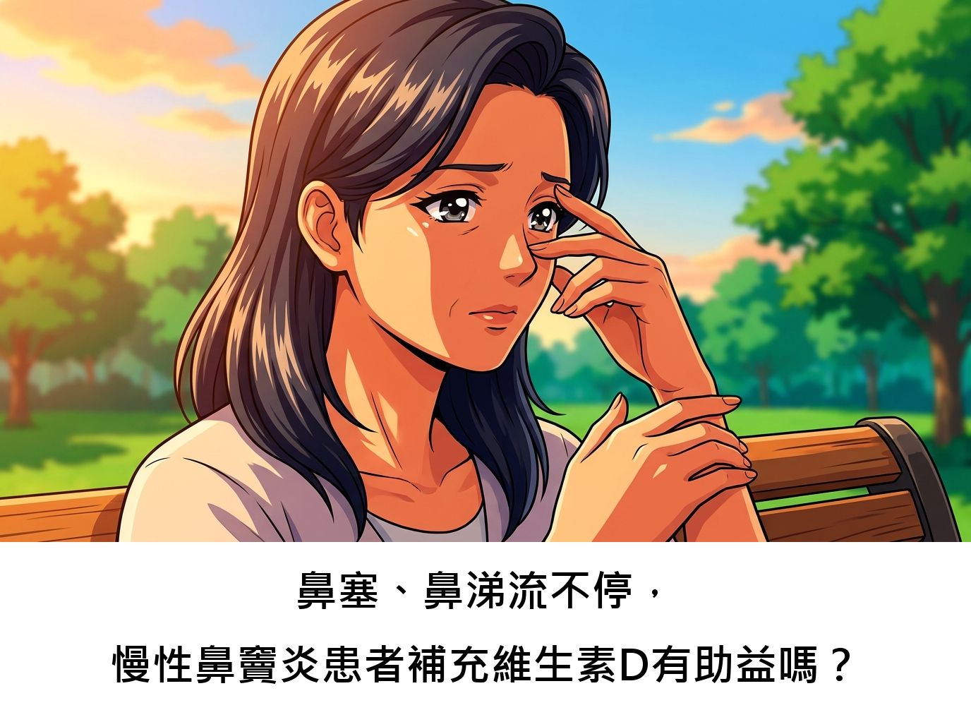 鼻塞、鼻涕流不停，慢性鼻竇炎患者補充維生素D有助益嗎？
