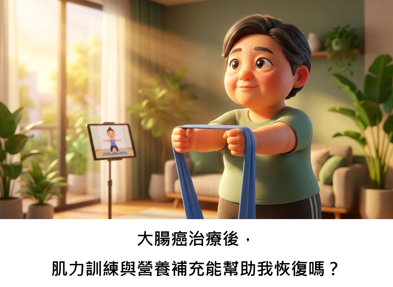大腸癌治療後，肌力訓練與營養補充能幫助我恢復嗎？