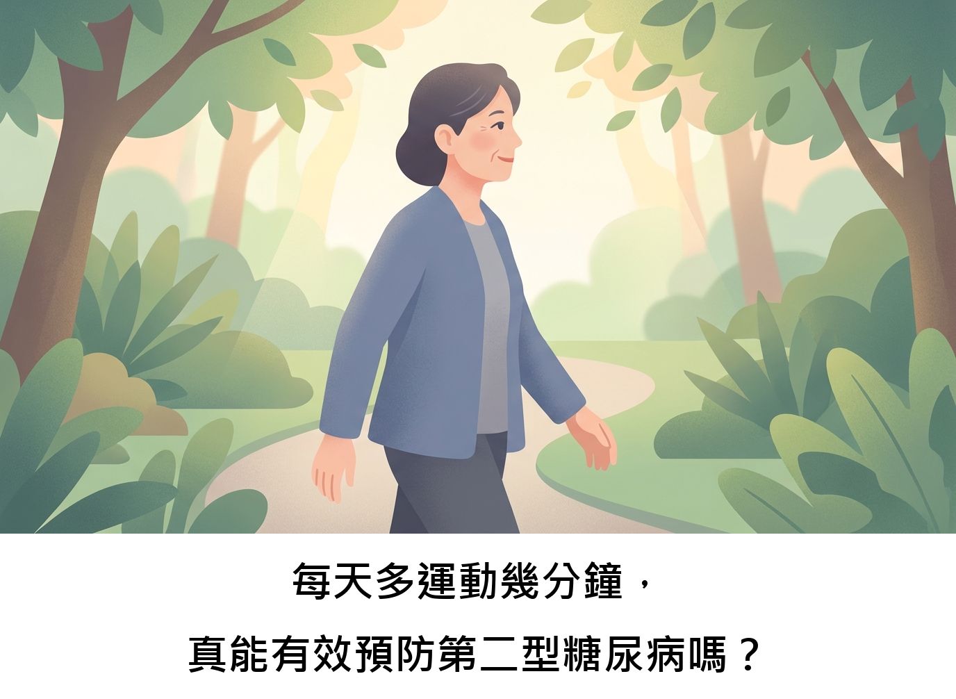 每天多運動幾分鐘，真能有效預防第二型糖尿病嗎？