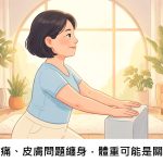 關節疼痛、皮膚問題纏身，體重可能是關鍵嗎？