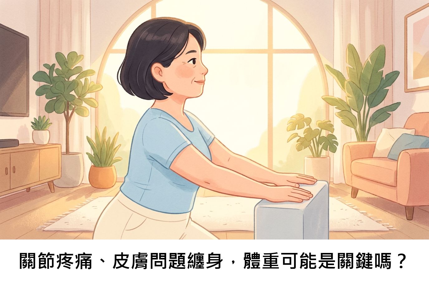 關節疼痛、皮膚問題纏身,體重可能是關鍵嗎?