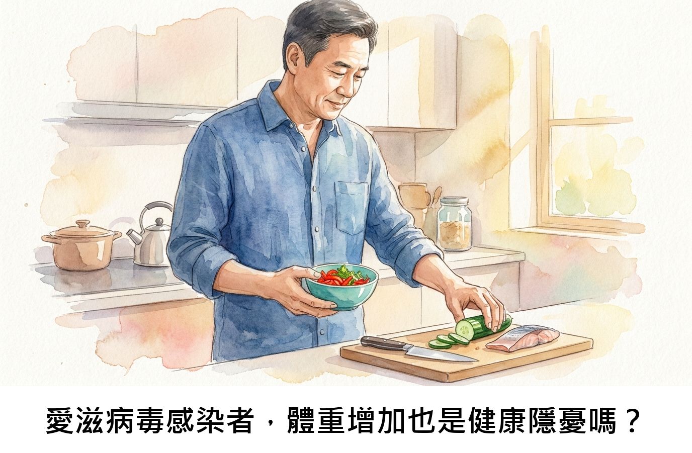 愛滋病毒感染者，體重增加也是健康隱憂嗎？
