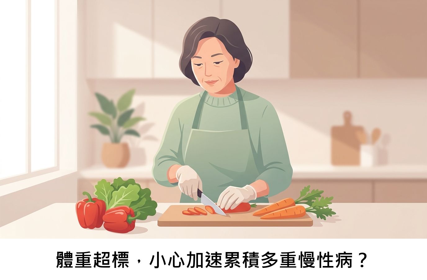 體重超標，小心加速累積多重慢性病？