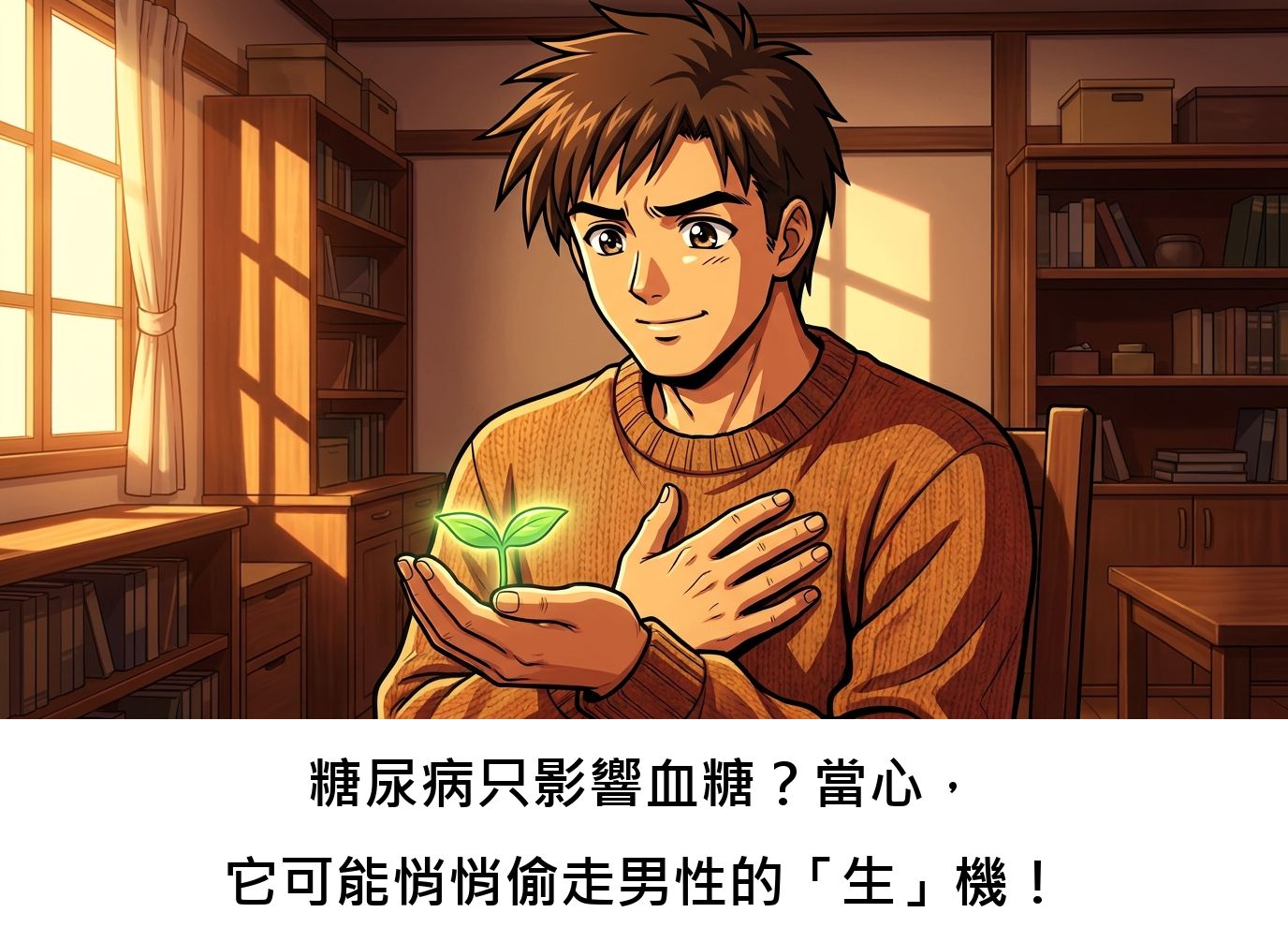 糖尿病只影響血糖?當心,它可能悄悄偷走男性的「生」機!