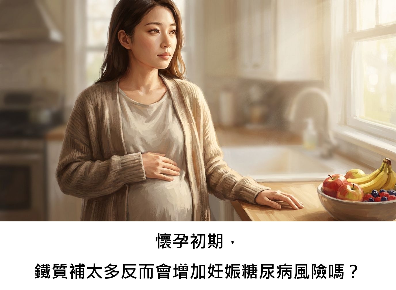 懷孕初期,鐵質補太多反而會增加妊娠糖尿病風險嗎?