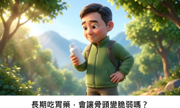 長期吃胃藥，會讓骨頭變脆弱嗎？