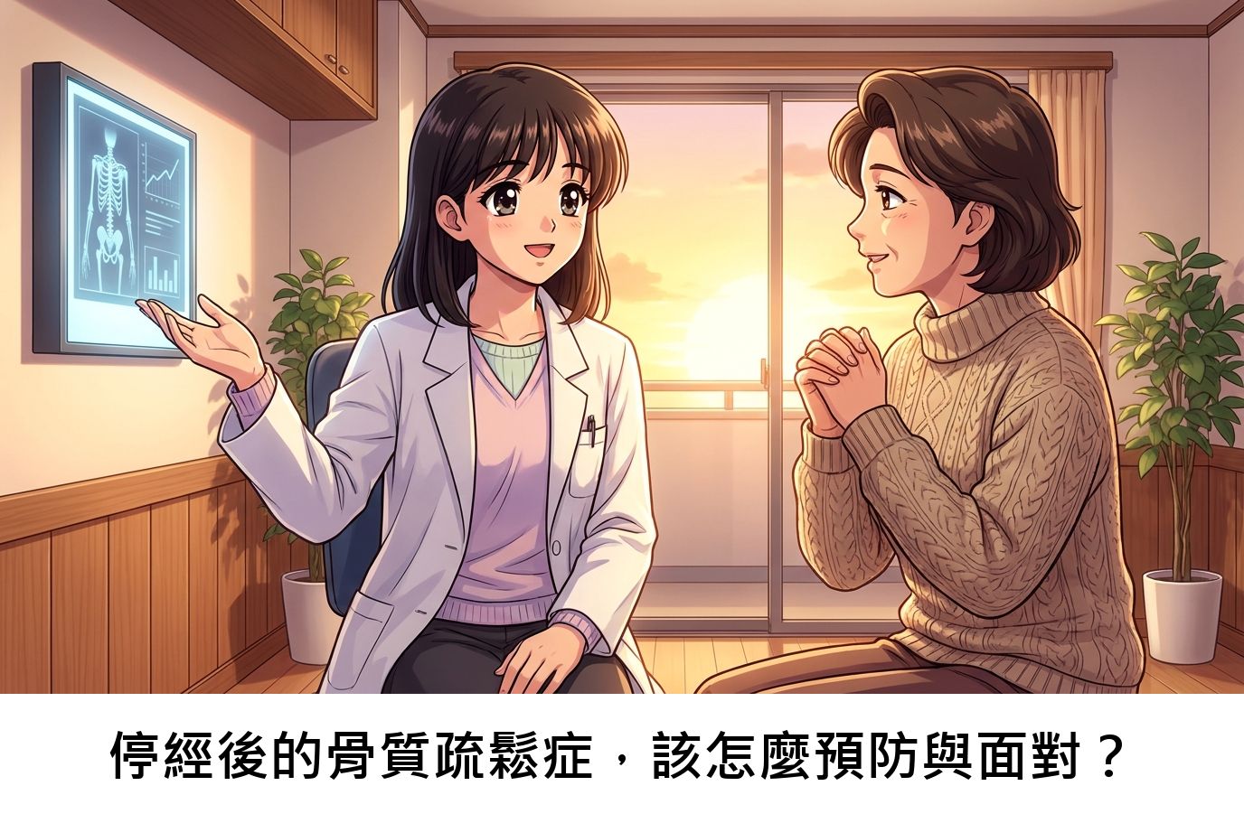 停經後的骨質疏鬆症,該怎麼預防與面對?