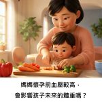媽媽懷孕前血壓較高，會影響孩子未來的體重嗎？