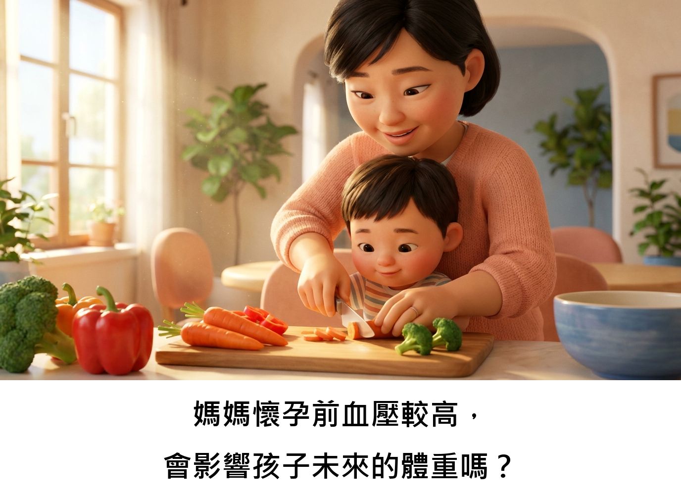 媽媽懷孕前血壓較高,會影響孩子未來的體重嗎?