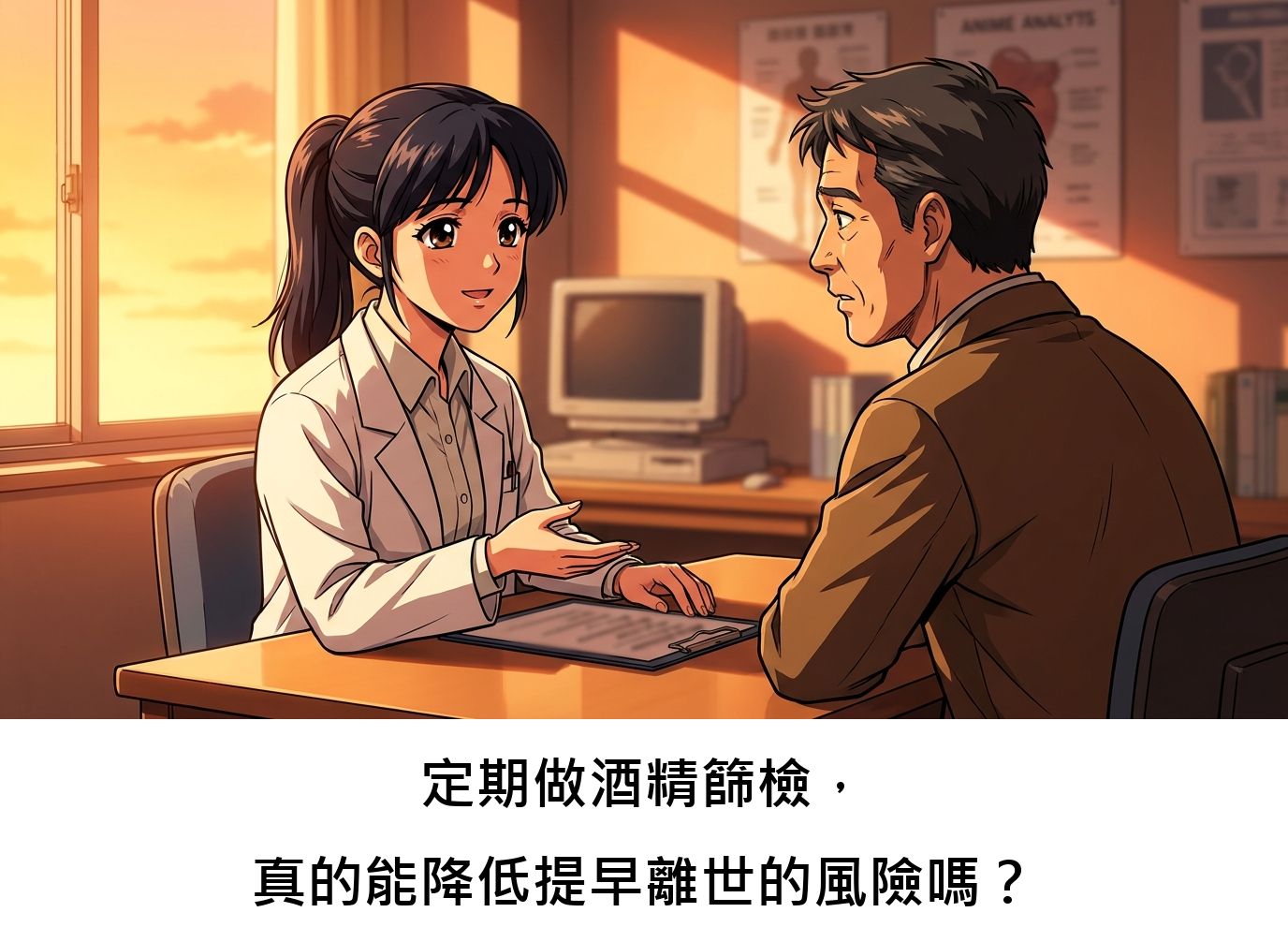 定期做酒精篩檢,真的能降低提早離世的風險嗎?