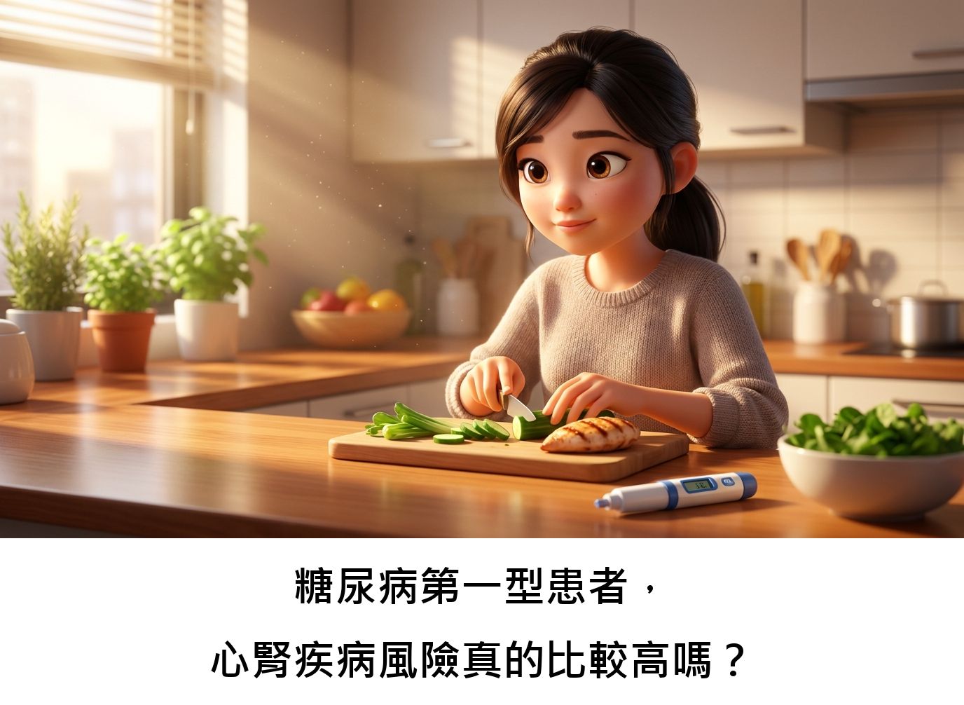 糖尿病第一型患者,心腎疾病風險真的比較高嗎?