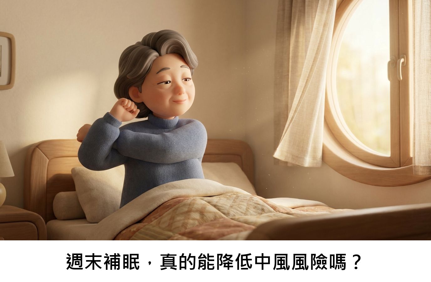 週末補眠,真的能降低中風風險嗎?