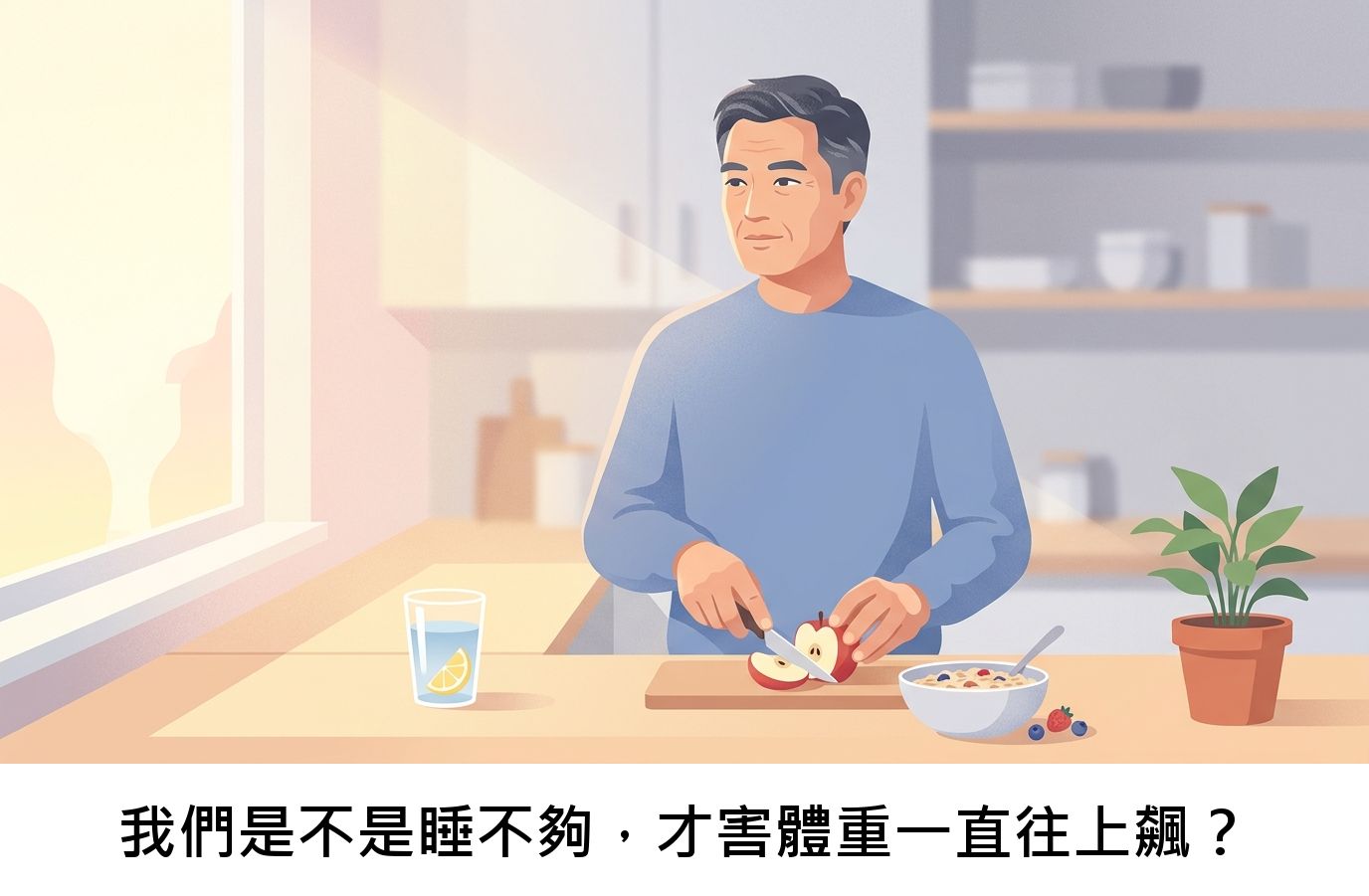 我們是不是睡不夠,才害體重一直往上飆?
