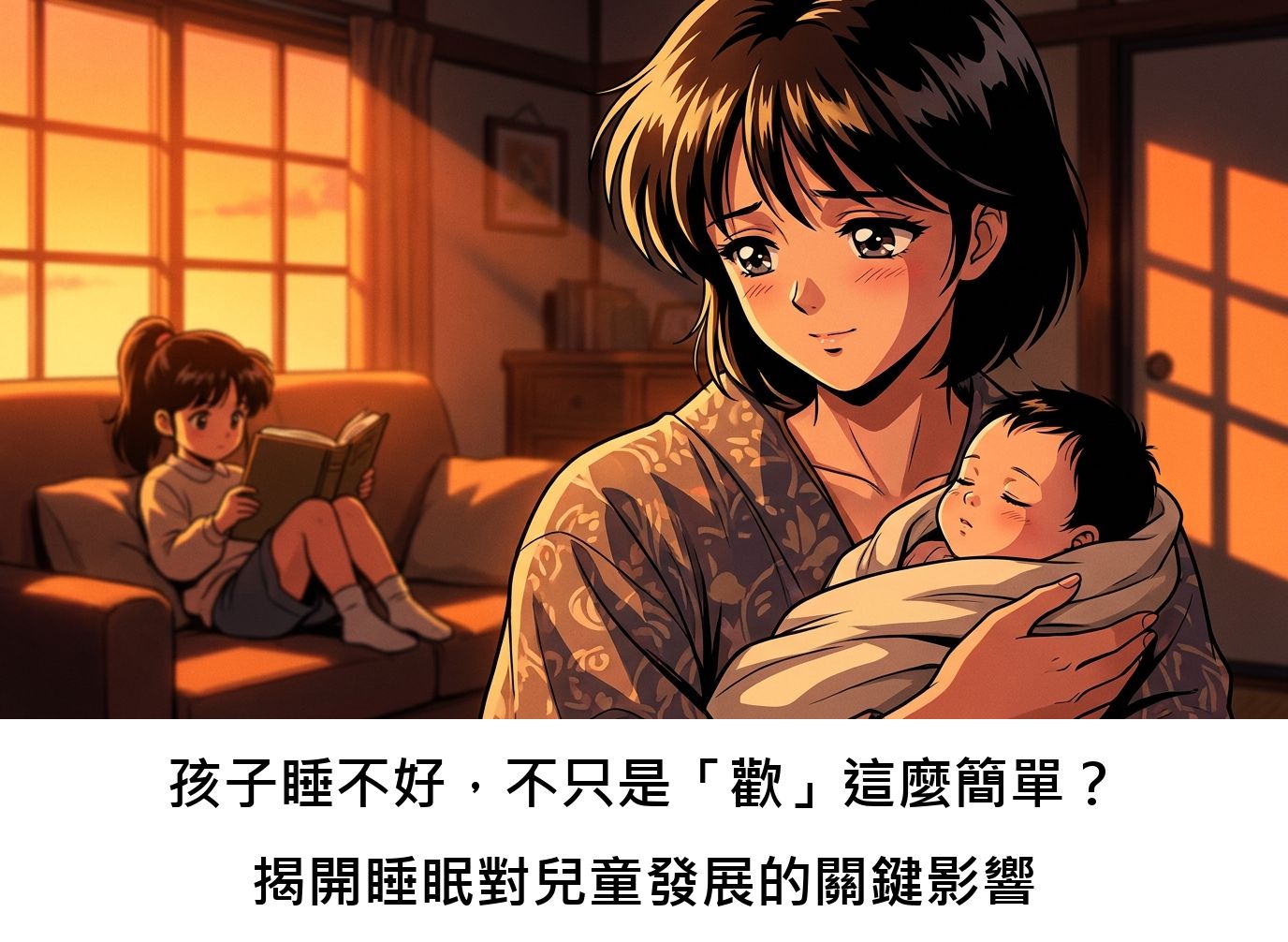 孩子睡不好,不只是「歡」這麼簡單?揭開睡眠對兒童發展的關鍵影響