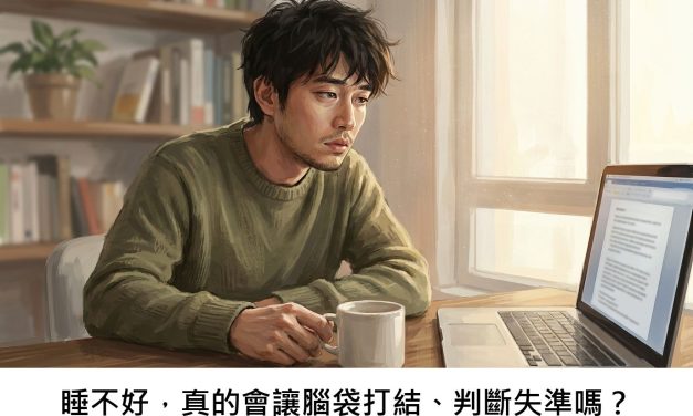 睡不好，真的會讓腦袋打結、判斷失準嗎？