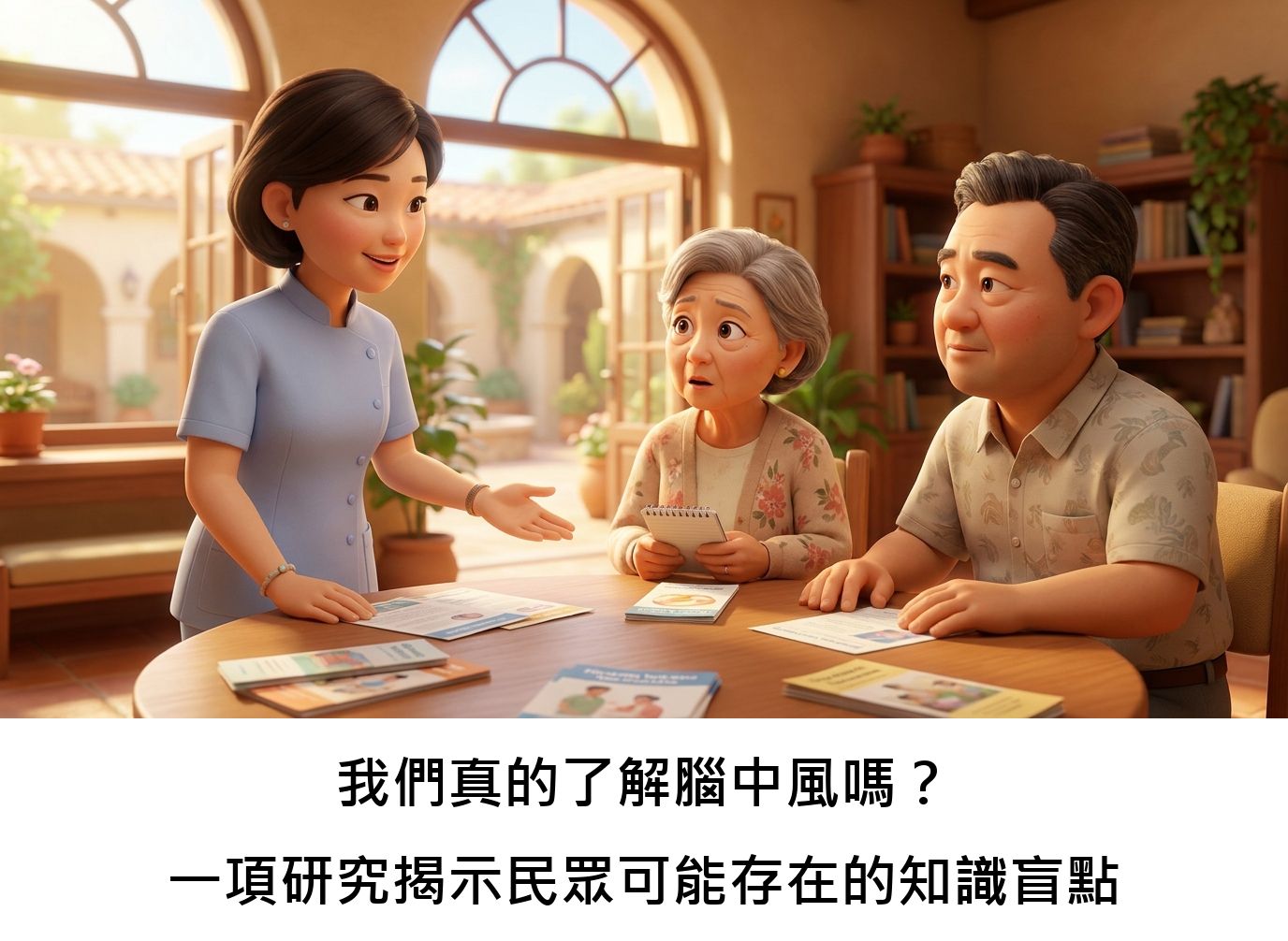 我們真的了解腦中風嗎?一項研究揭示民眾可能存在的知識盲點