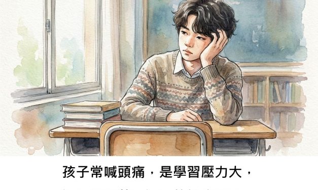 孩子常喊頭痛，是學習壓力大，還是潛藏著更深層的健康問題？