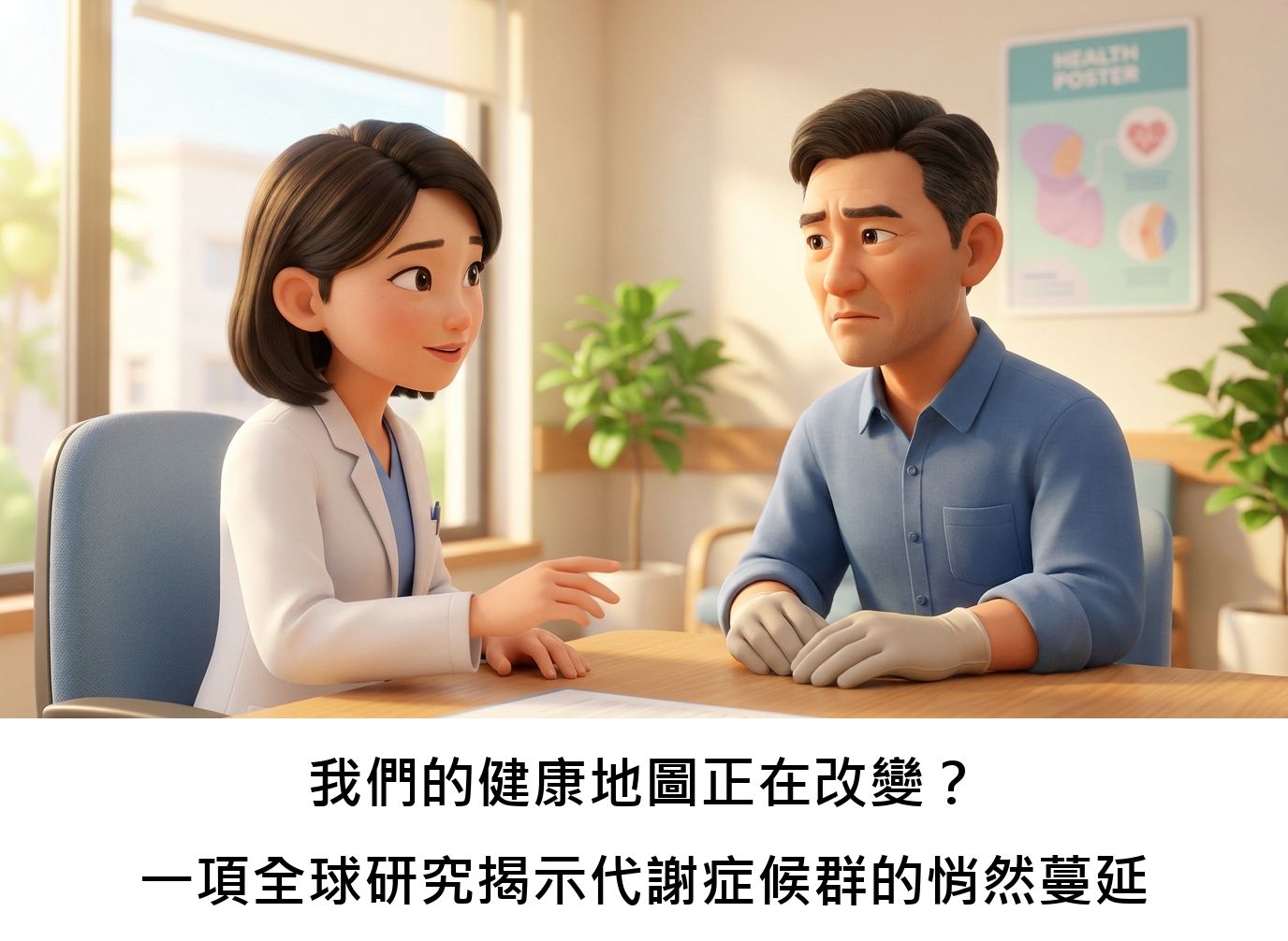 我們的健康地圖正在改變？一項全球研究揭示代謝症候群的悄然蔓延