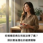 妊娠糖尿病生完就沒事了嗎？探討產後潛在的健康關聯