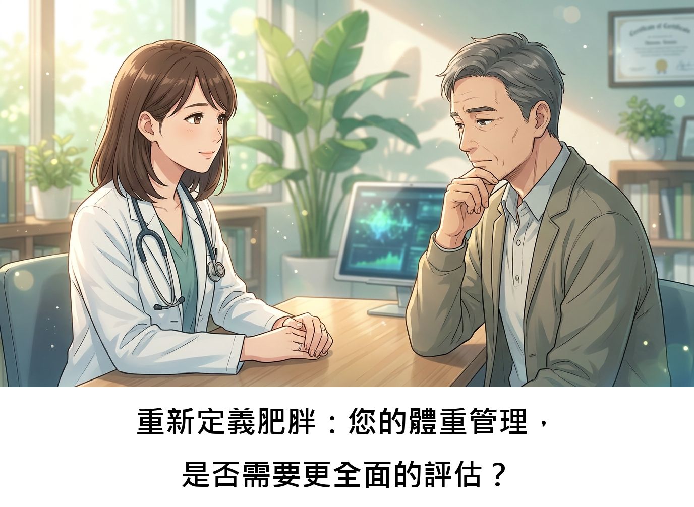 重新定義肥胖：您的體重管理，是否需要更全面的評估？