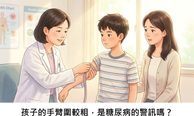 孩子的手臂圍較粗，是糖尿病的警訊嗎？