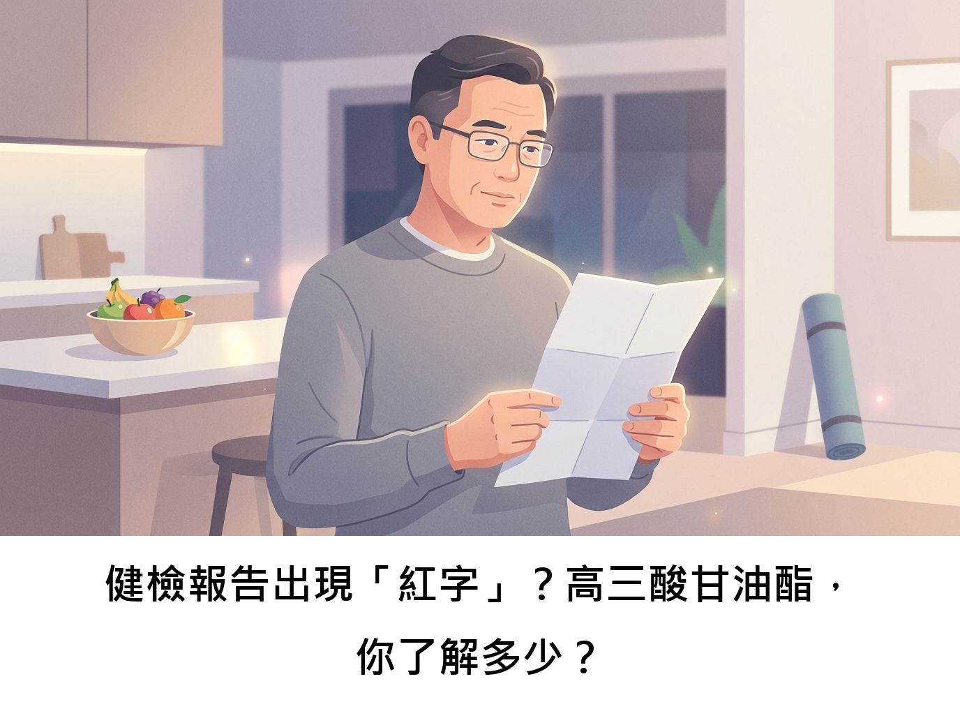健檢報告出現「紅字」？高三酸甘油酯，你了解多少？