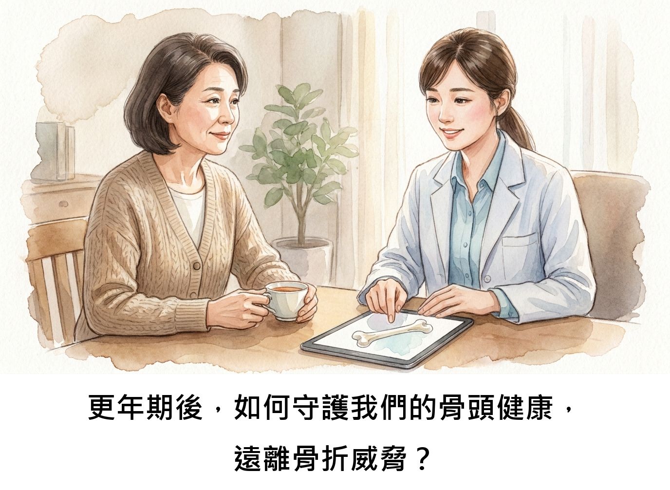 更年期後,如何守護我們的骨頭健康,遠離骨折威脅?