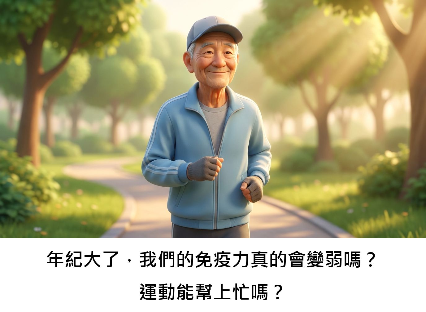 年紀大了，我們的免疫力真的會變弱嗎？運動能幫上忙嗎？
