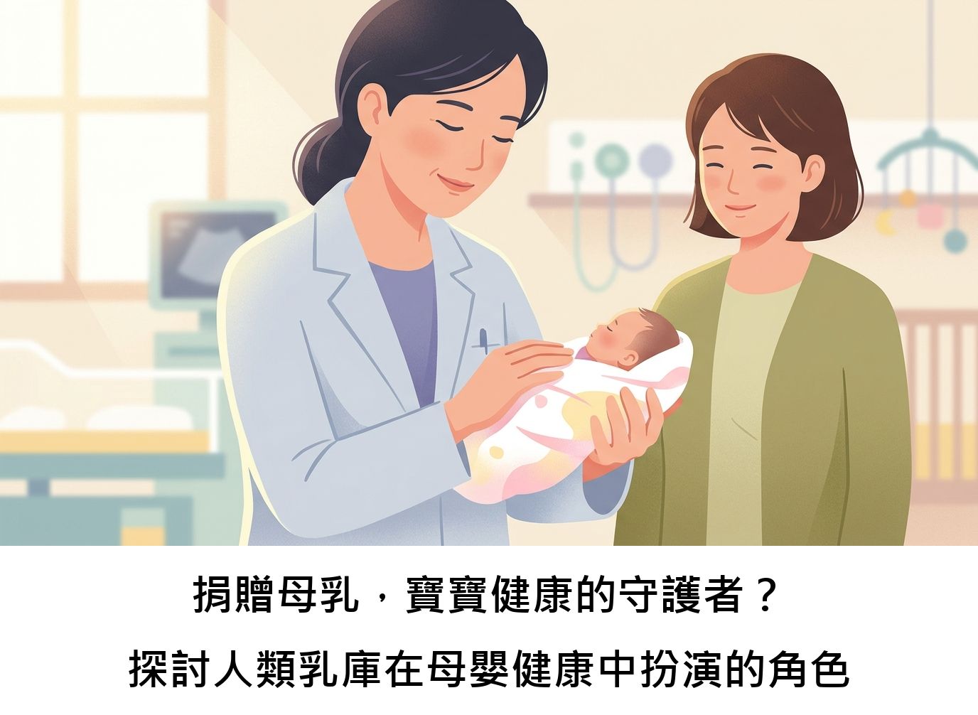 捐贈母乳，寶寶健康的守護者？探討人類乳庫在母嬰健康中扮演的角色