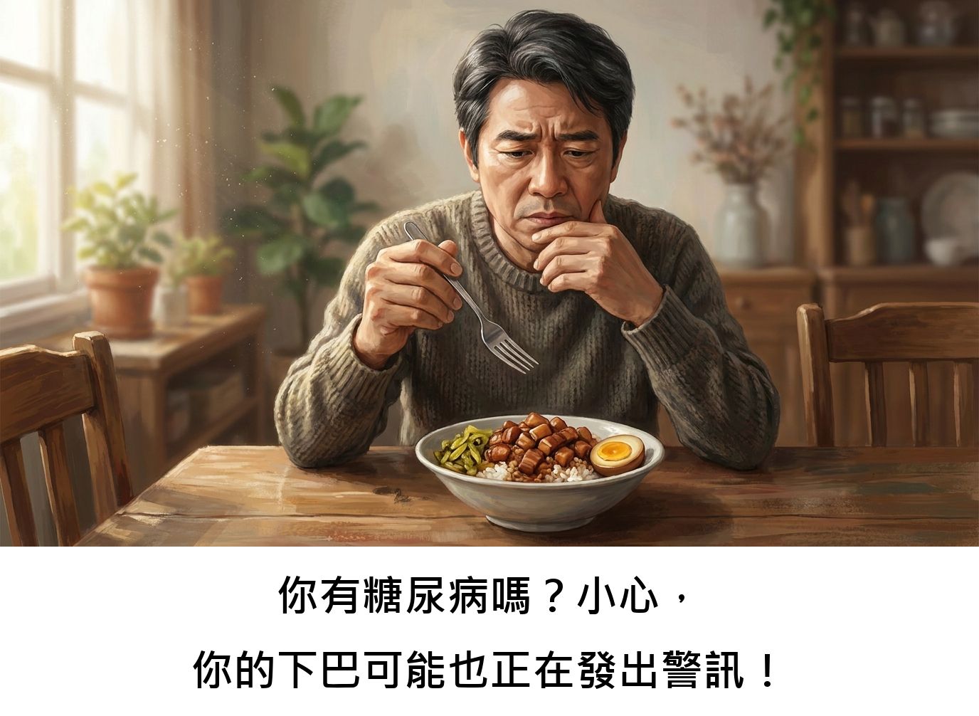 你有糖尿病嗎?小心,你的下巴可能也正在發出警訊!