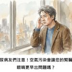 糖尿病友們注意！空氣污染會讓您的腎臟、眼睛更早出問題嗎？