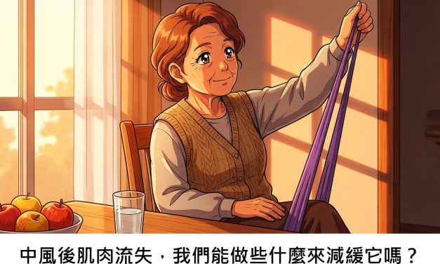 中風後肌肉流失，我們能做些什麼來減緩它嗎？