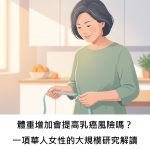 體重增加會提高乳癌風險嗎？一項華人女性的大規模研究解讀