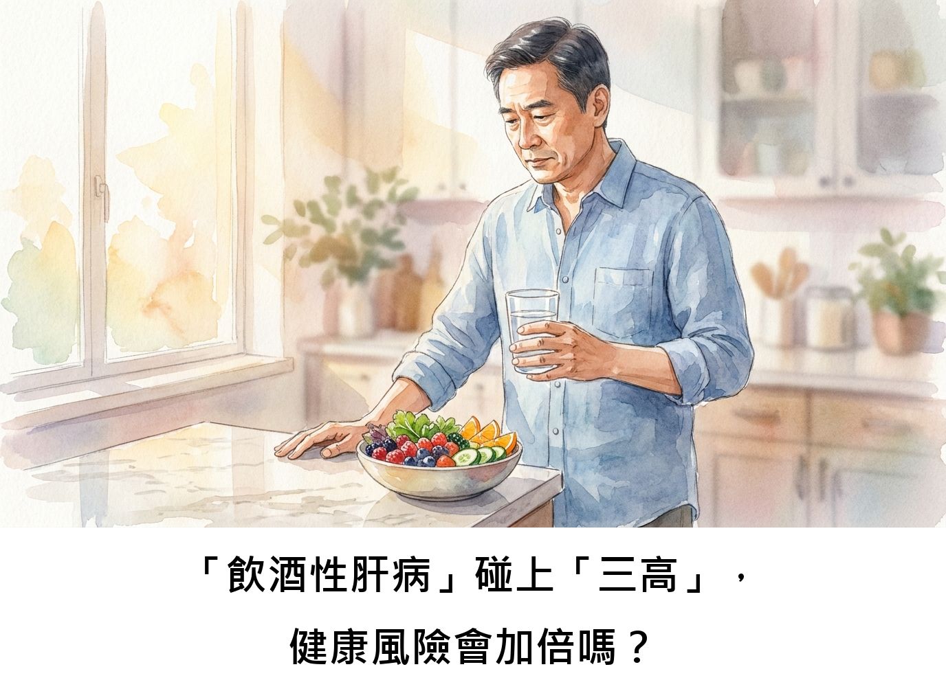 「飲酒性肝病」碰上「三高」,健康風險會加倍嗎?